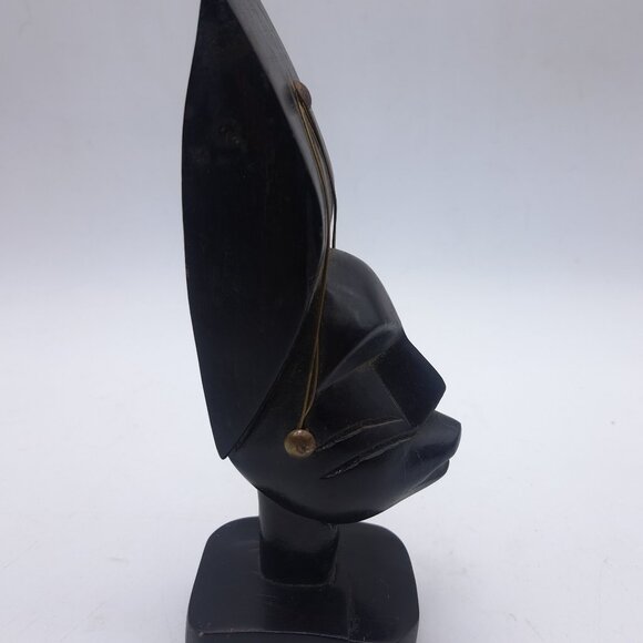 African Wooden Bust -Tikar - Picture 8 of 11